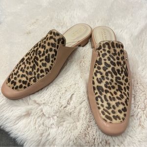 Cole Haan Ryan Cheetah Mules Size 9.5